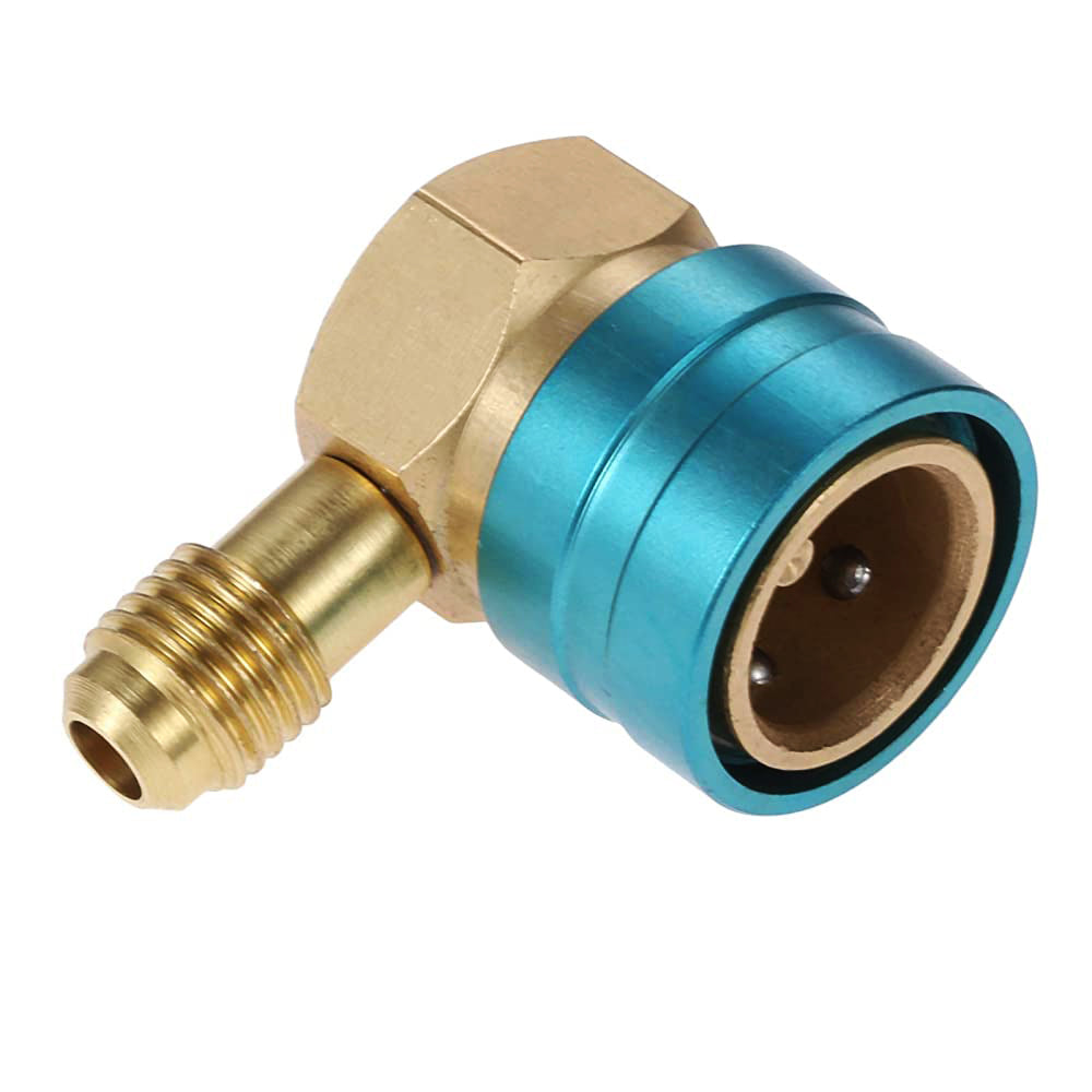 LYUMO R1234YF to R134A Low Side Quick Adapter Coupler Car Air