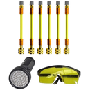 Leak Saver Direct Inject UV 6 Pack with Glasses & 51 LED UV Light