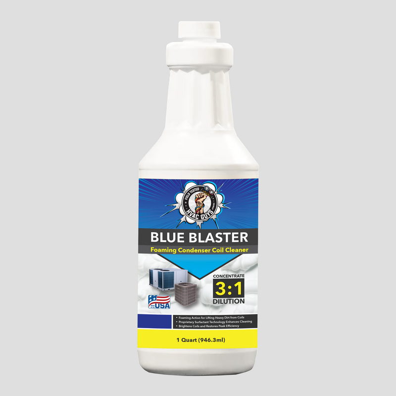 HVAC Guys Blue Blaster Condenser Coil Cleaner Quart