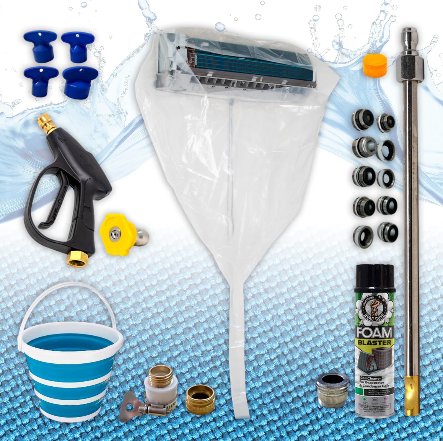 HVAC Guys Complete Mini Split Cleaning Kit Hvac guys complete mini split cleaning kit