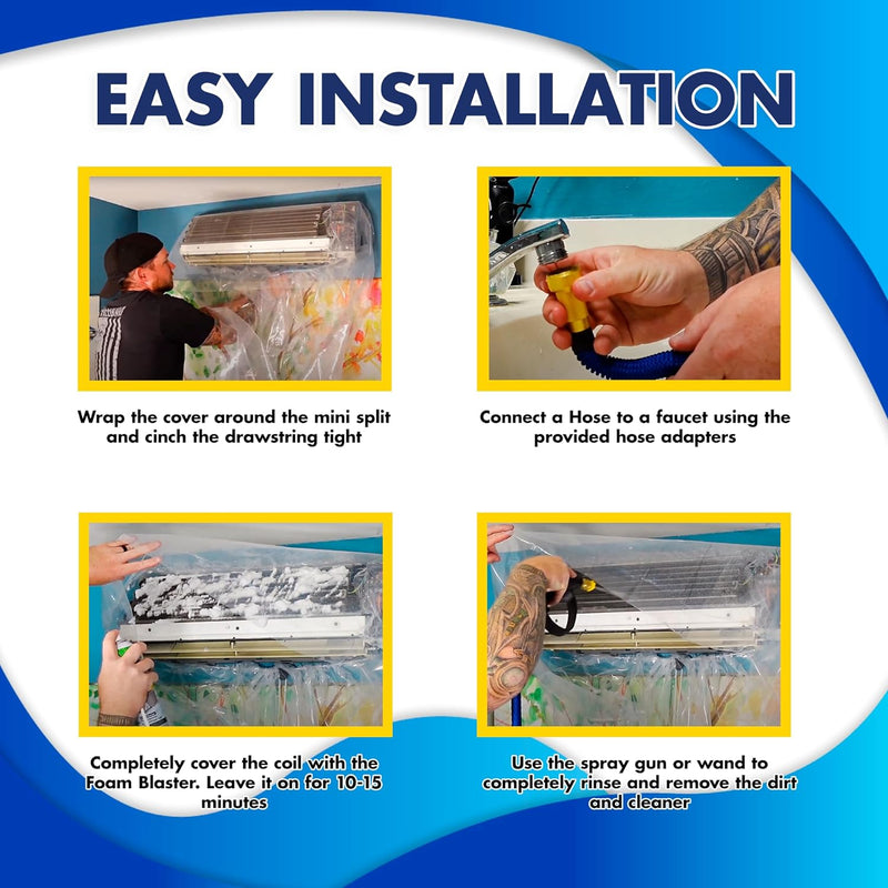 HVAC Guys Complete Mini Split Cleaning Kit Hvac guys complete mini split cleaning kit