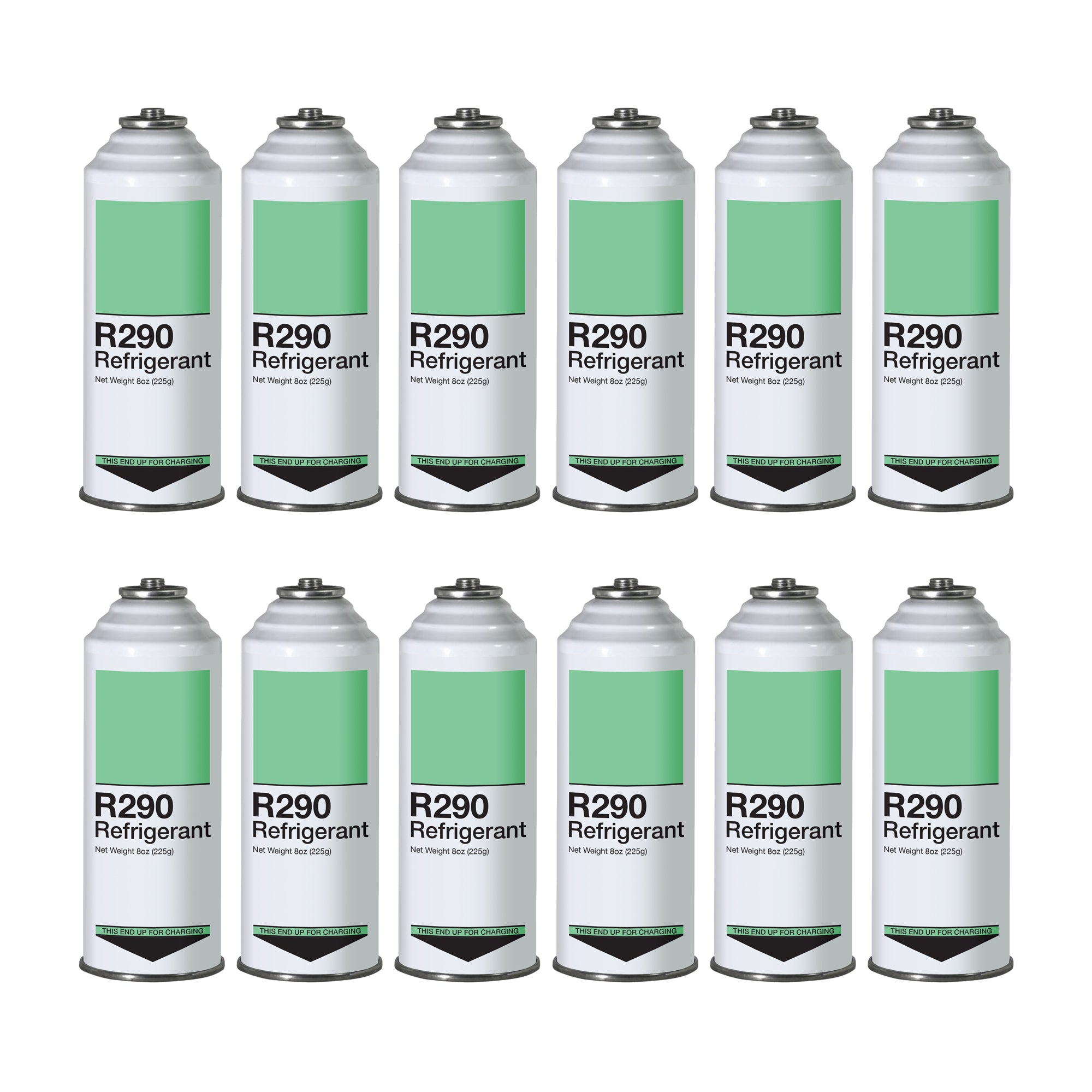 Refrigerante R290 - Paquete de 3 - Lata con tapa perforable (Carga invertida)