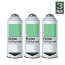 Refrigerante R290 - Paquete de 3 - Lata con tapa perforable (Carga invertida)