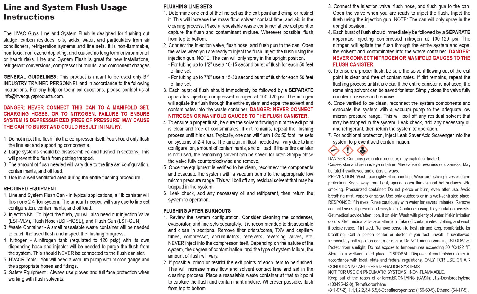 HVAC Guys Lineset and System Flush
