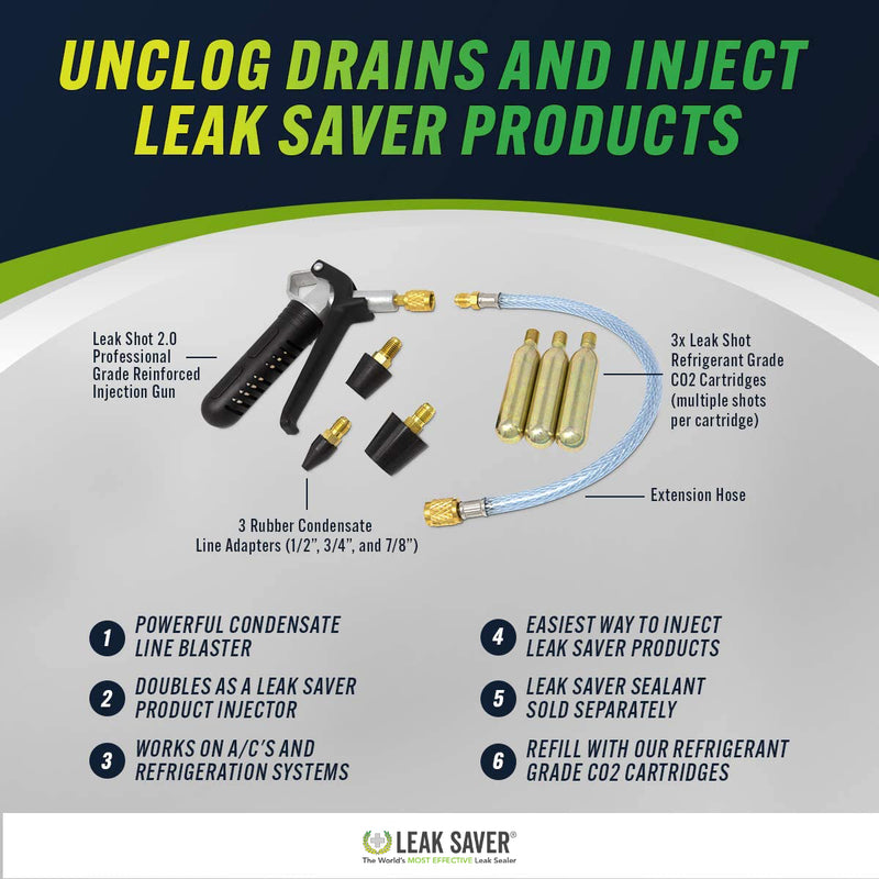 Leak Shot HVAC PRO - Injector and Drain Blaster