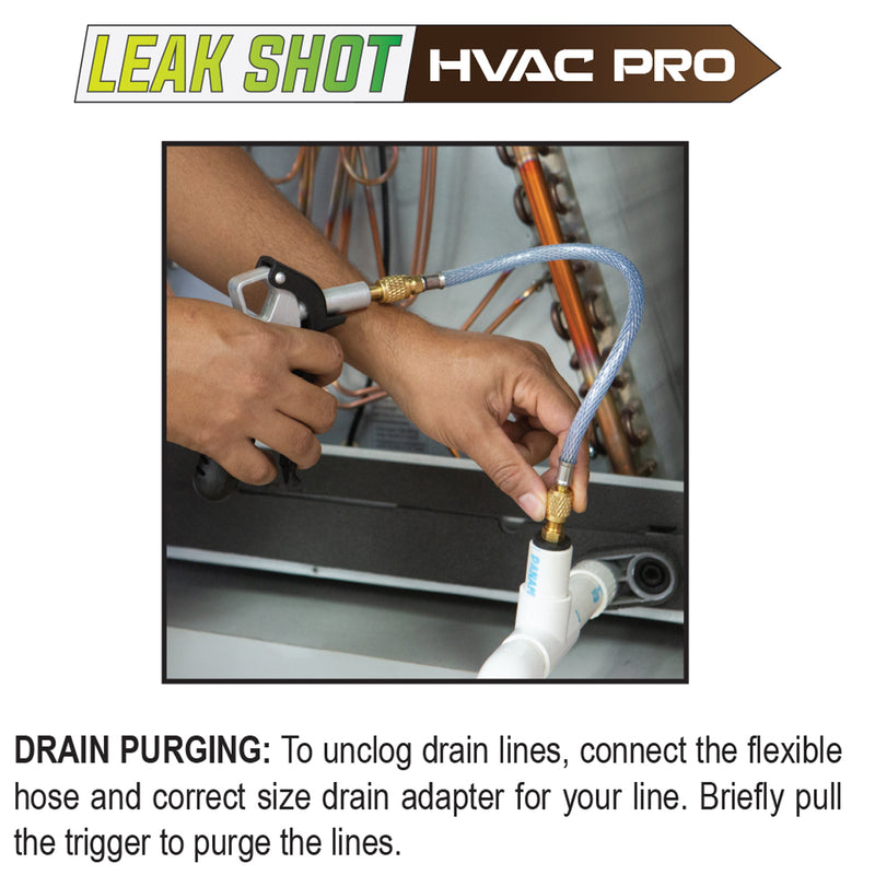 Leak Shot HVAC PRO - Injector and Drain Blaster