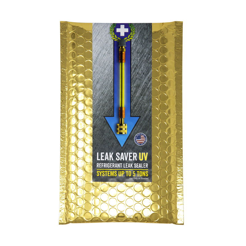 Leak Savers refrigeration Direct Inject Sealant leak stop HVAC leak sealer bubble packaging UV
