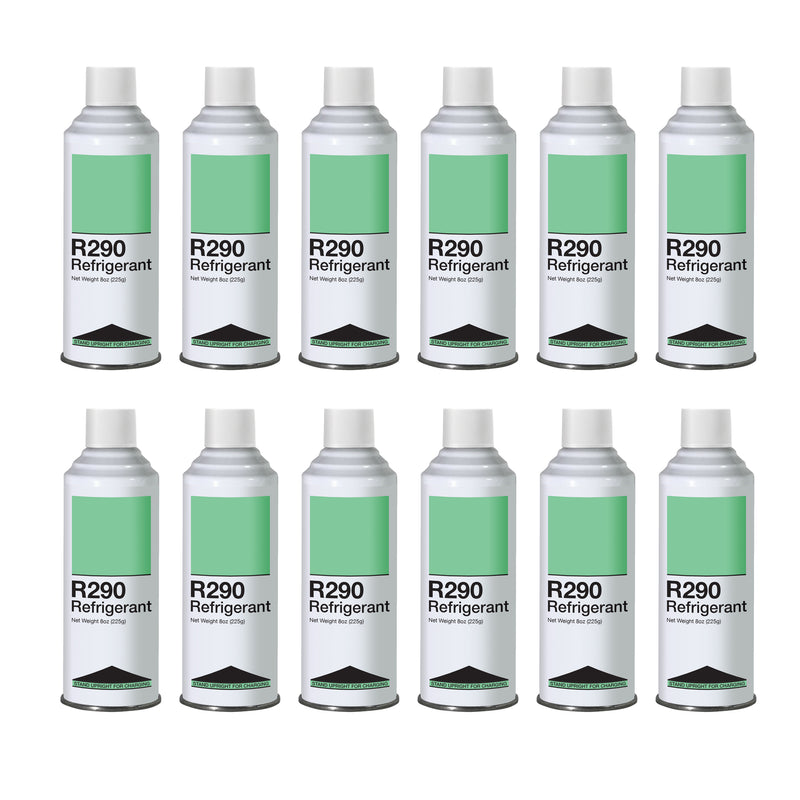 Refrigerant R290 Upright Charging Self Sealing Can 8oz