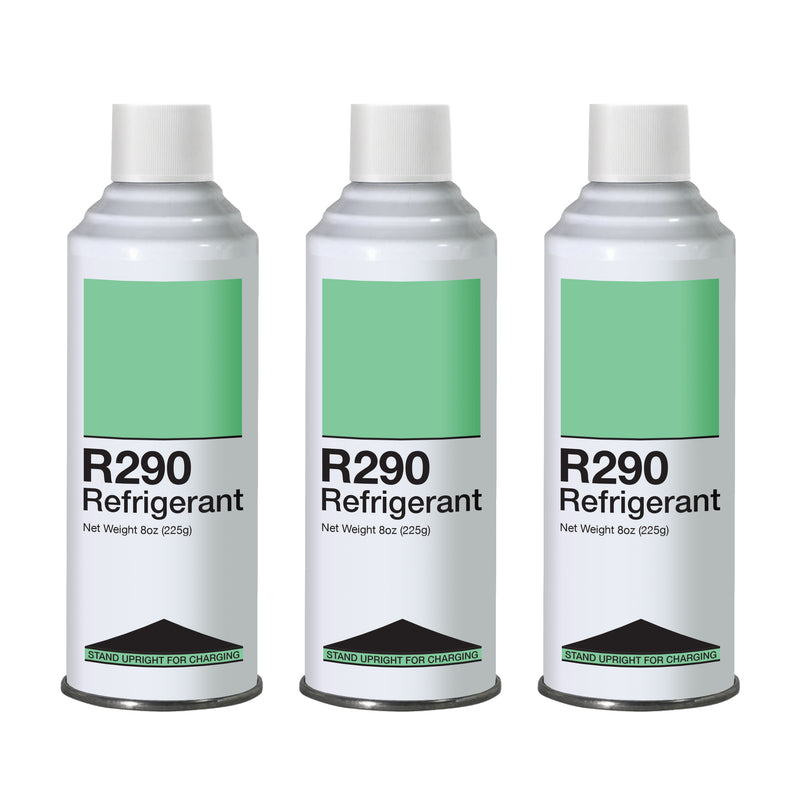 Refrigerant R290 Upright Charging Self Sealing Can 8oz